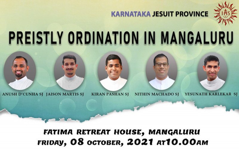 Ordinations of Karnataka Jesuits in Mangalore